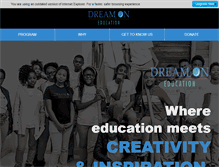 Tablet Screenshot of dreamoneducation.org